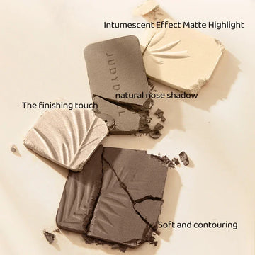 JUDYDOLL 3D Highlighter Contour Bronzer Palette